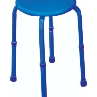 Adjustable Round Stool Red, Blue, White - Image 2