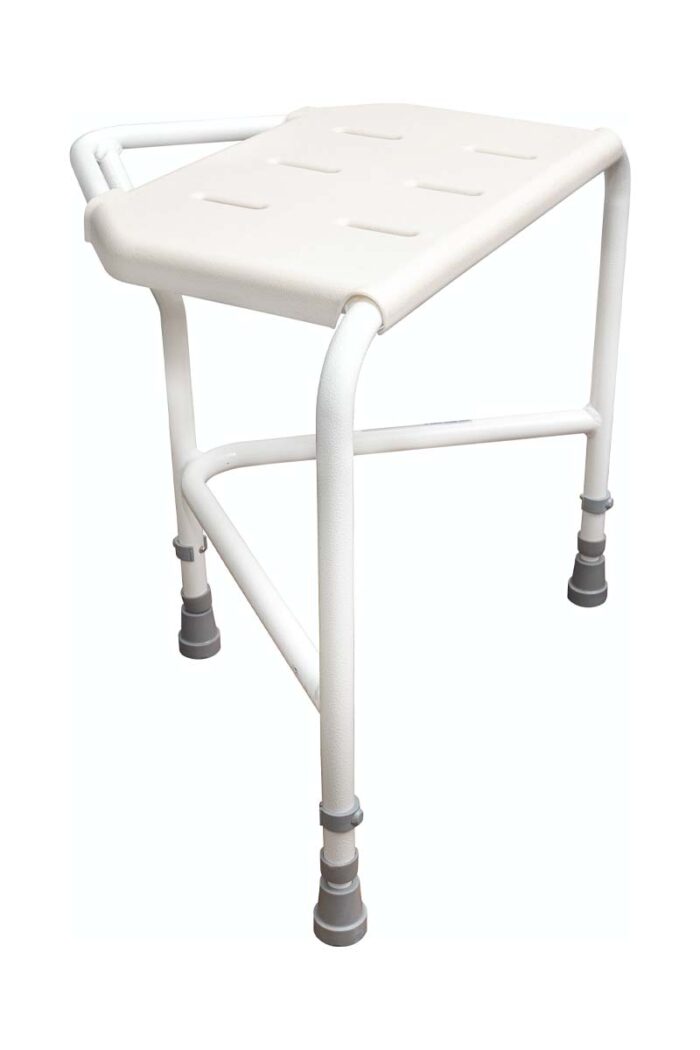 Pembury HT ADJ Corner Shower Stool