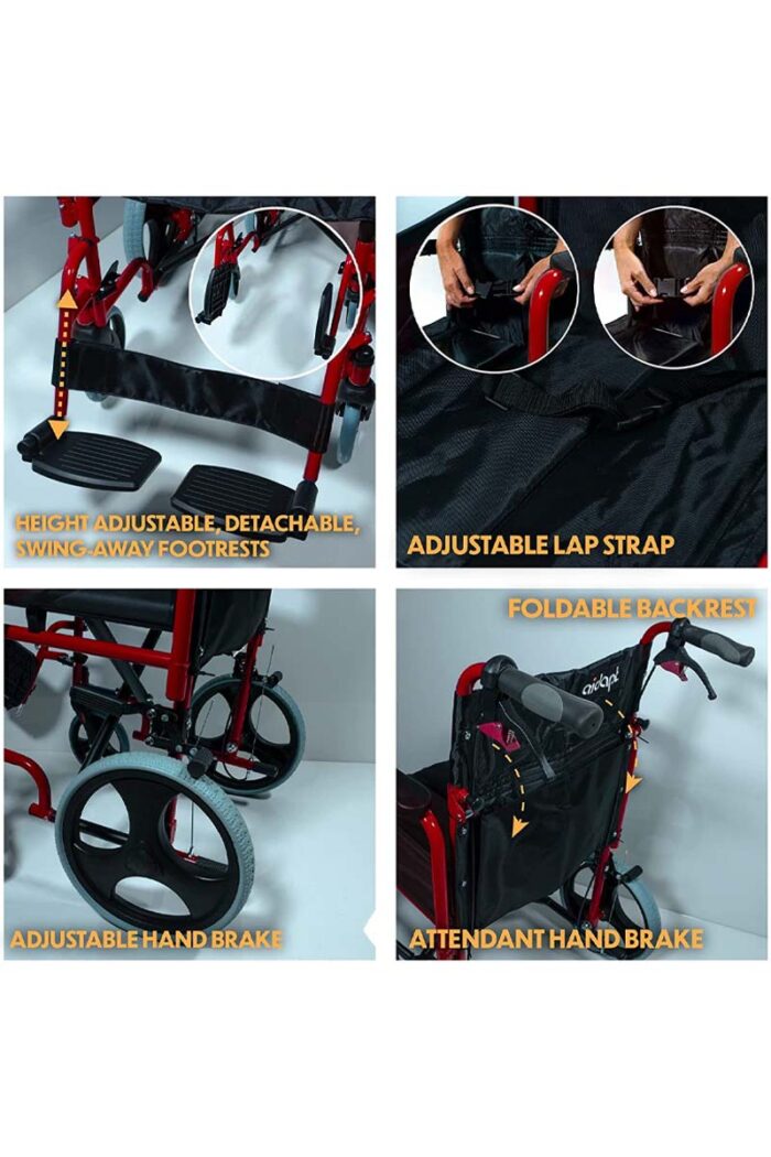 Transit Wheelchair Hammerite - Image 4