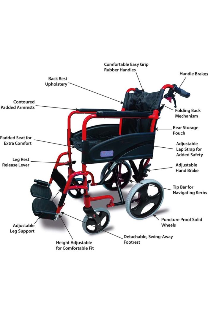 Transit Wheelchair Hammerite - Image 5