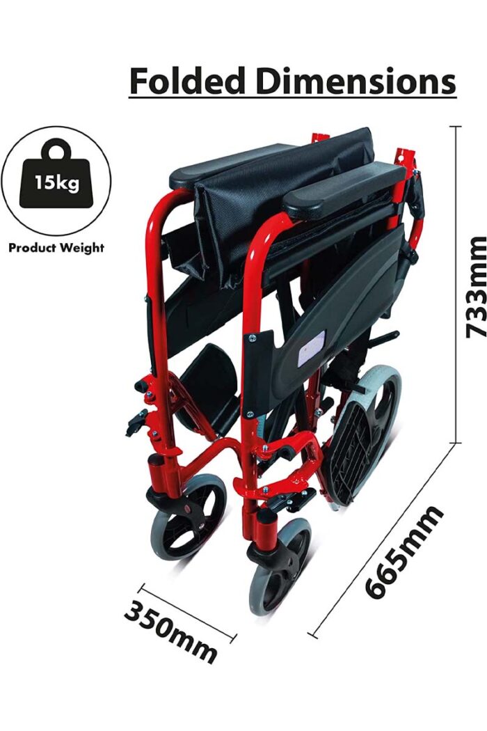 Transit Wheelchair Hammerite - Image 6
