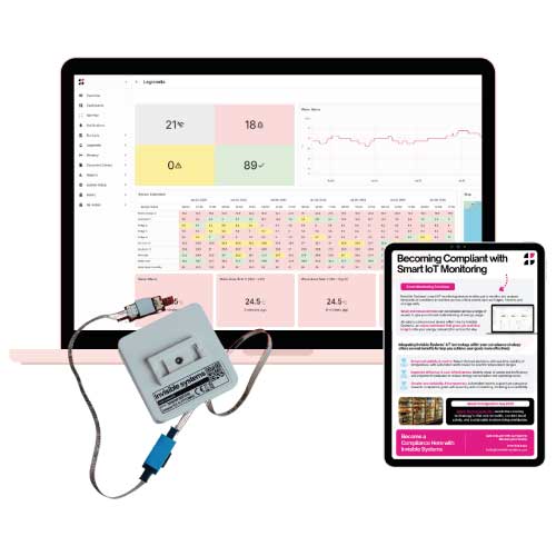 Invisible Systems Legionella probe and monitoring software.