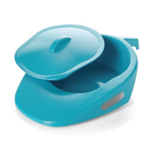 The FPN Slipper (Fracture) Bedpan from Warwick SASCo is a strong, durable, reusable adult bedpan featuring a secure lid and easy‑grip handle for safe, comfortable use by bed‑bound patients