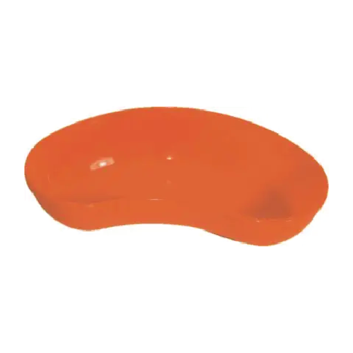 Orange curved blob shape on a white background (no context provided).