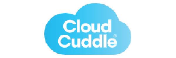 Cloud Cuddle logo: a blue gradient cloud with white 'Cloud Cuddle' text